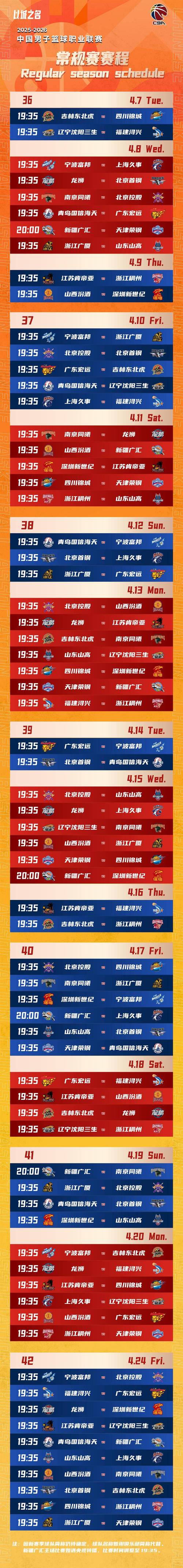 男篮锦标赛赛程安排表